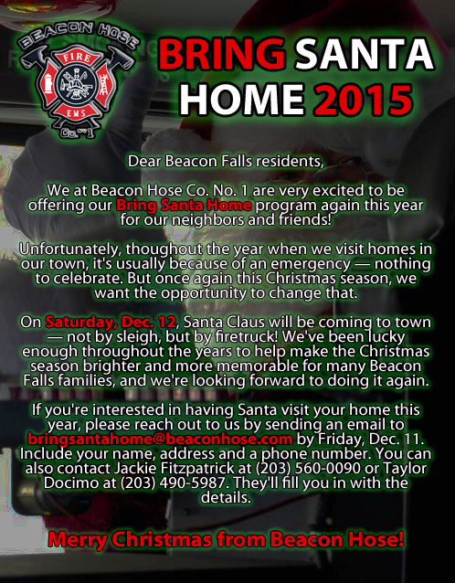 bring santa home 2015